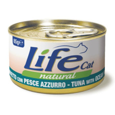 Life Cat Natural Tuńczyk z Rybami Oceanicznymi mokra karma dla kota puszka 85g