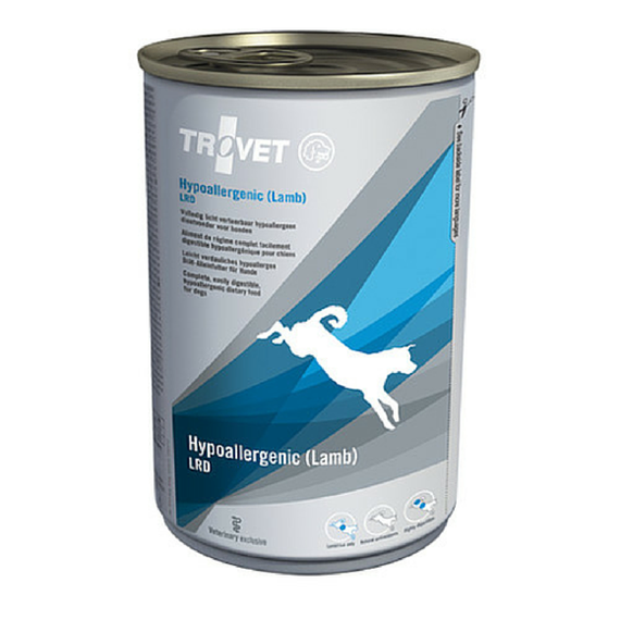 Trovet LRD Hypoallergenic karma weterynaryjna dla psów z nadwrażliwością pokarmową, puszka 400g