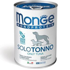 Monge Dog Solo Tuna 400g - monoproteinowa mokra karma dla psów
