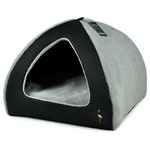 Budka dla kota lub psa 40x40cm czarna Lauren design BELLA