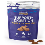 Fish4Dogs White Fish Morsels przysmaki wspierające przewód pokarmowy