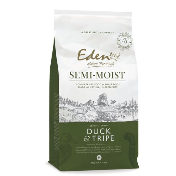 Eden Półwilgotna karma dla psów dorosłych - Kaczka, żołądki 2kg
