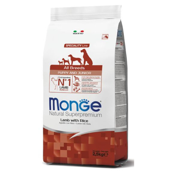 Monge Puppy Monoprotein Lamb karma dla szczeniąt 2,5kg