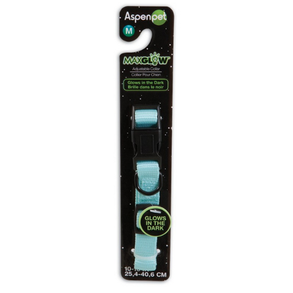 Świecąca obroża Max Glow Blue Medium