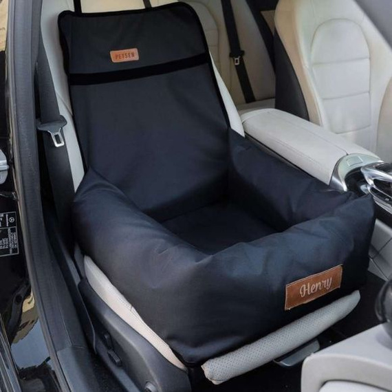 Transporter do samochodu dla psa lub kota w kolorze czarnym - Dogeste