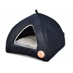 Budka dla kota lub psa 50x50cm Lauren Design BELLA czarny velvet