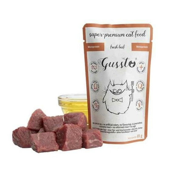 Gussto Fresh Beef saszetka 85g karma dla kota 