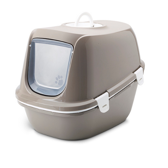 Savic Reina Sift - duża toaleta dla kota w kolorze szarym