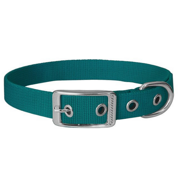Obroża dla psa wykonana z taśmy 20mm/57cm morska Chaba