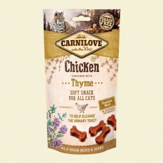Carnilove Soft Snack - przysmak dla kota kurczak z tymiankiem