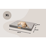 Materac ortopedyczny dla psa XL Dogeste szary