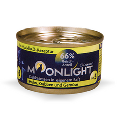 Moonlight Dinner NR 5 Kurczak, kałamarnica, warzywa puszka﻿ 80g x 12