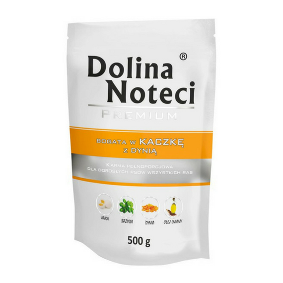 Dolina Noteci Premium - karma dla psów dorosłych kaczka z dynią saszetka 500 g