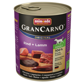 Animonda Gran Carno wołowina z jagnięciną karma dla psa puszka 800g