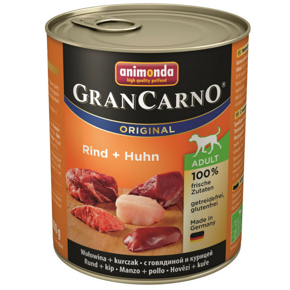 Animonda Gran Carno wołowina z kurczakiem karma dla psa puszka 800g