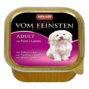 Animonda Vom Feinsten indykiem i jagnięciną karma dla psów dorosłych tacka 150 g