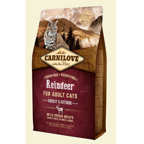 Carnilove Cat Reinder Energy & Outdoor karma sucha dla kotów dorosłych 2 kg