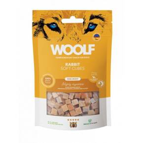 Woolf Soft Cubes Rabbit Monoprotein - przysmaki dla psa z królika, 100 g