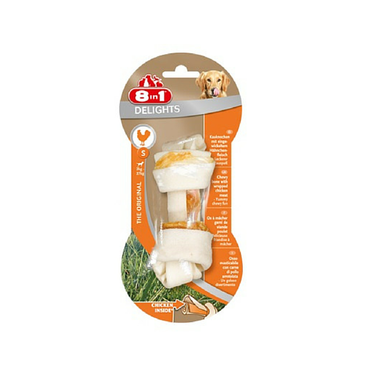 8in1 Delights kość wiązana M - kość z suszonym mięsem kurczaka dla psa