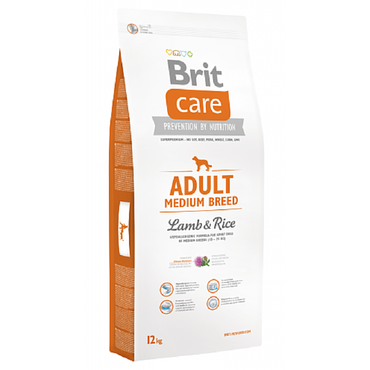 Brit Care Adult Medium Lamb & Rice - karma dla psów dorosłych średnich ras, op. 12 kg