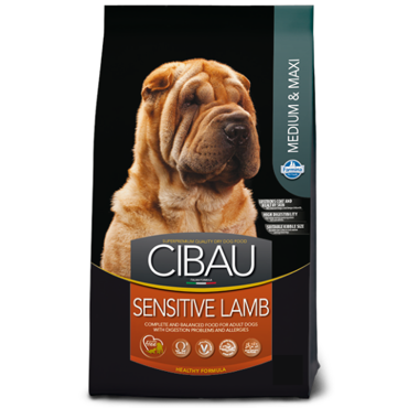 FARMINA CIBAU Sensitive Lamb Adult Medium/Maxi 12kg + 2kg