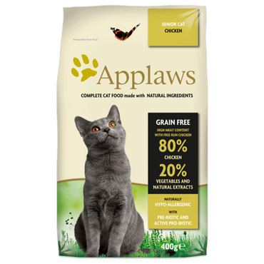 Karma dla starszych kotów z kurczakiem Applaws Senior Cat Chicken, op. 400 g