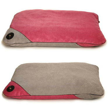Lauren design FRIDA poducha dla psa lub kota różowo-szara 70/50cm