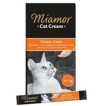 Miamor Cat Cream przysmak krem z serem dla kota 6x15g