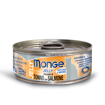 Monge Jelly Tuna Salmon karma dla kotów Tuńczyk Łosoś 80g