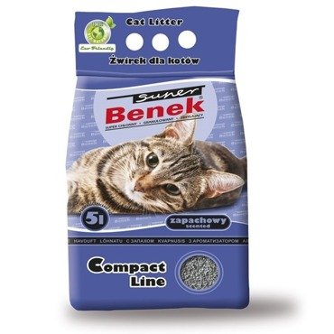 Super Benek Compact Line Zapachowy 20 kg - żwirek dla kota 