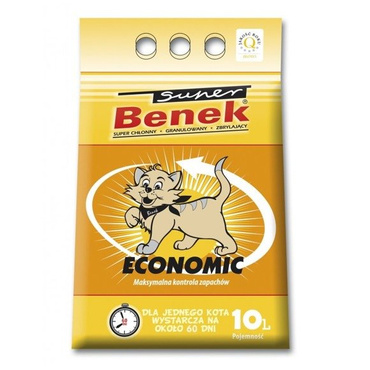 Super Benek Economic 5 l - bentonitowy żwirek dla kota