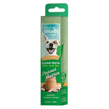 Tropiclean Clean Teeth Oral Care Gel Peanut Butter 59ml - żel do higieny jamy ustnej dla psów, zapach masła orzechowego
