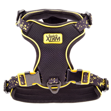XTRM Aria szelki dla psa rozmiar M 61-71cm czarno-żółte